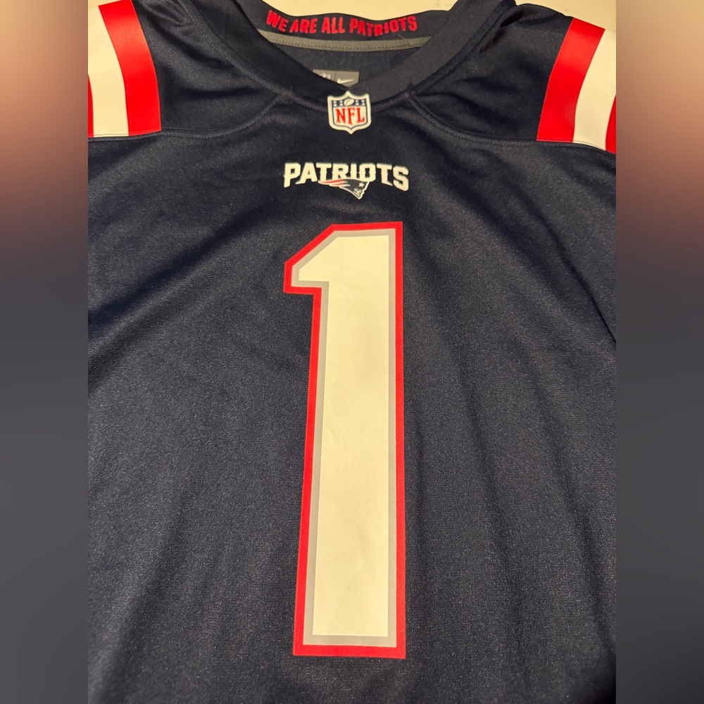 Cam Newton New England Patriots Jersey - Picture 2 of 5